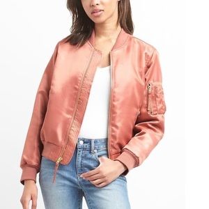 gap nylon bomber jacket